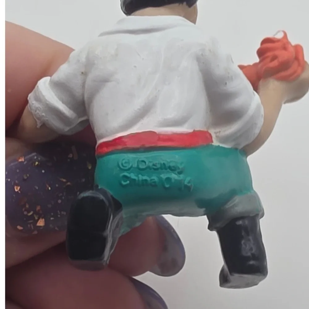Disney Prince Eric PVC Mini Figure OS Multi Fair The Little Mermaid Sebastian